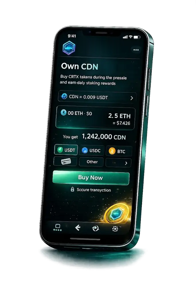 Sairium staking app screen